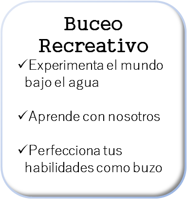 boton caracteristicas buceo recreativo blanco